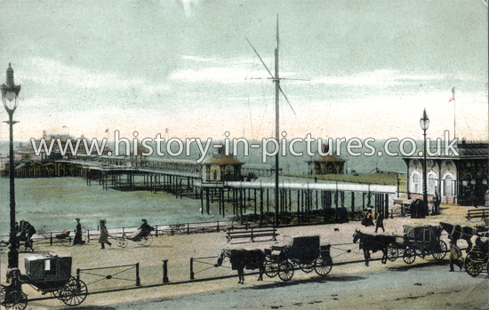 The West Pier, Brighton, Sussex. c.1905
